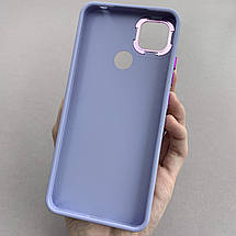 Чохол для Xiaomi Redmi 9C преміум чохол з бортиком для камери на телефон сяомі редмі 9с бузковий o7v, фото 3