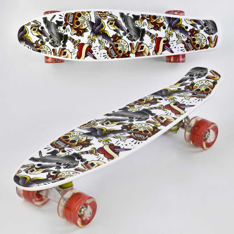 Скейт Пенні борд Best Board Р 14209 червоний, фото 1