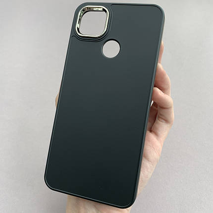 Чохол для Xiaomi Redmi 9C преміум чохол з бортиком для камери на телефон сяомі редмі 9с чорний o7v, фото 1