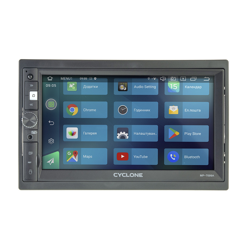 Автомагнитола 2 din CYCLONE MP-7099A DSP 7 дюймов Android 10.0 память 4\64 GB wifi ghs bluetooth 4G - фото 2 - id-p1897222958