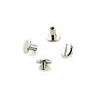 Болти поліграфічні 6мм 2шт, кріплення для кільцевого механізму М4 срібні BLT019, фото 2