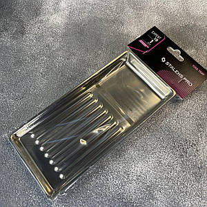 Лоток Staleks з нержавіючої сталі 195х90х19