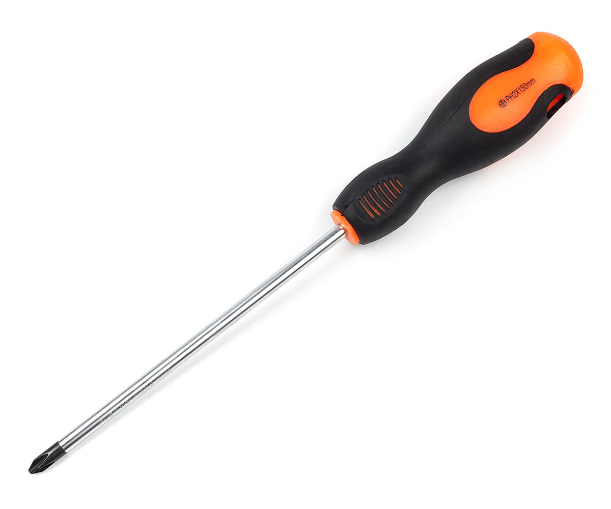 Викрутка хрестова Polax PH2*150, Cr-V (51-012)
