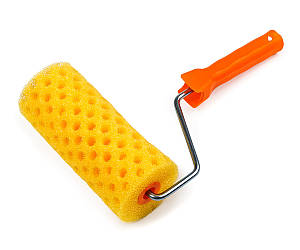 Валик структурний Polax професійний "Горошок" поролоновий, з ручкою 8 х 80 х 180 мм (21-007)