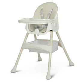Дитячий стільчик для годування BAMBI M 4136-2 ICE GRAY сірий