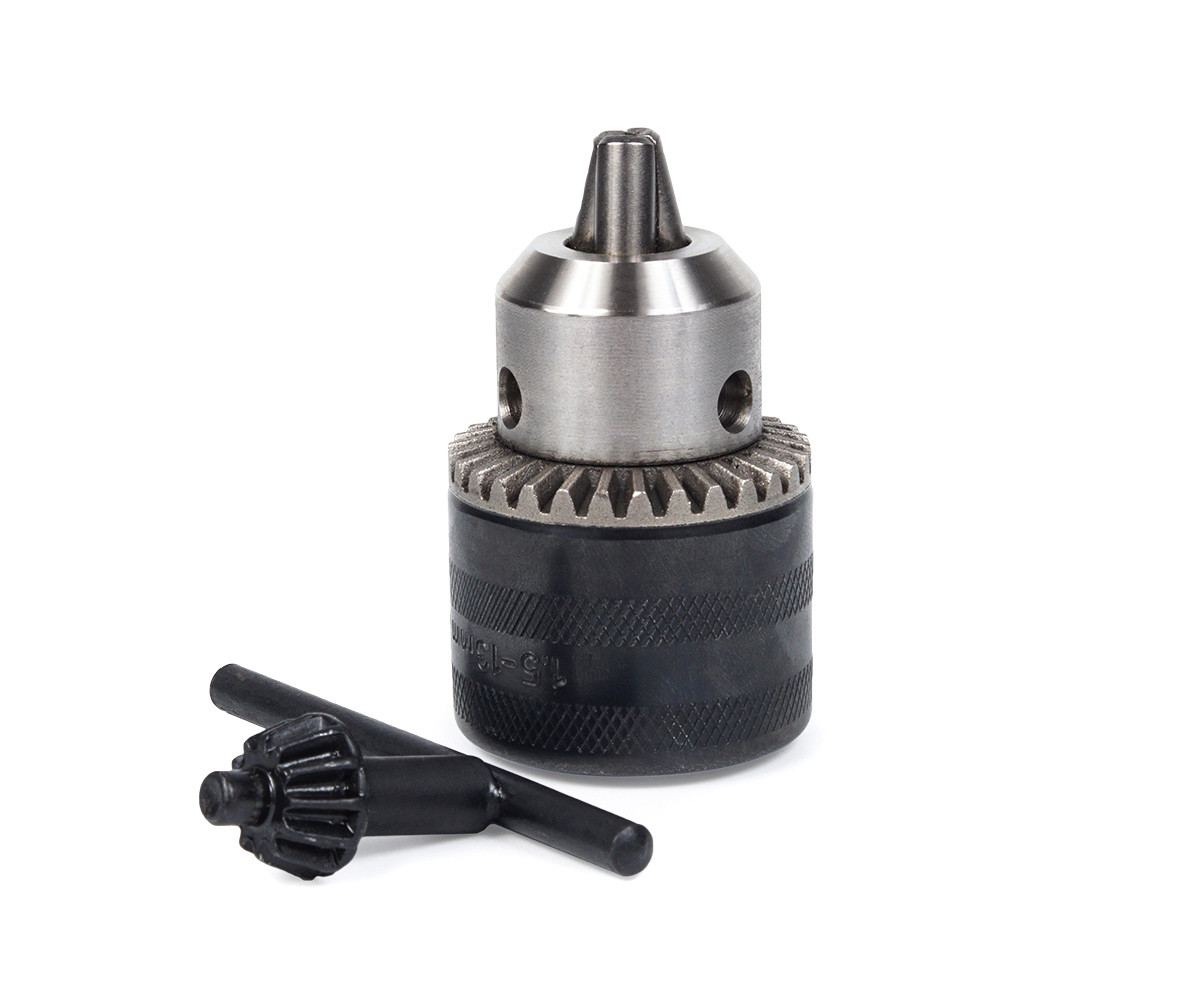 Патрон для дриля з ключем 1.5-13мм 1/2-20UNF, Polax (55-001), фото 1