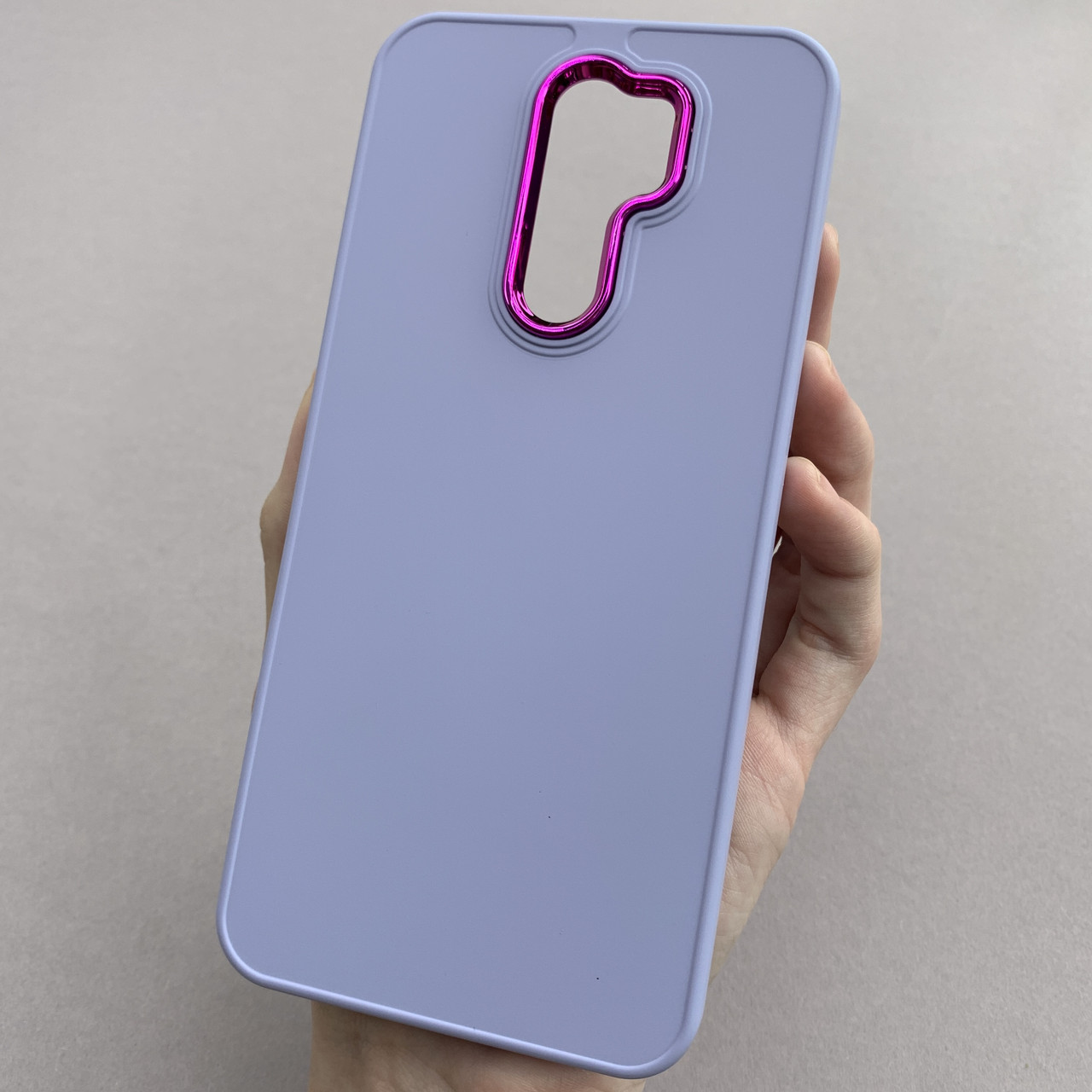Чохол для Xiaomi Redmi 9 преміум чохол з бортиком для камери на телефон сяомі редмі 9 бузковий o7v