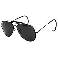 Солнцезащитные очки Ray Ban 3030 Black all Black Стекло RB 3030-02