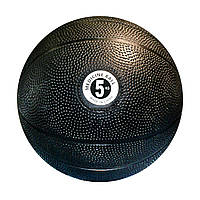 Медбол RollerUA Medicine Ball 5 кг Черный