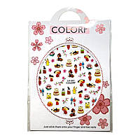 Наліпки для нігтів на липкій основі CA-641