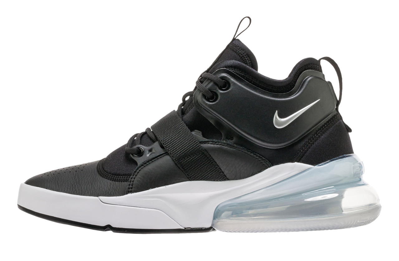 Nike air force 270 black 2025 metallic silver