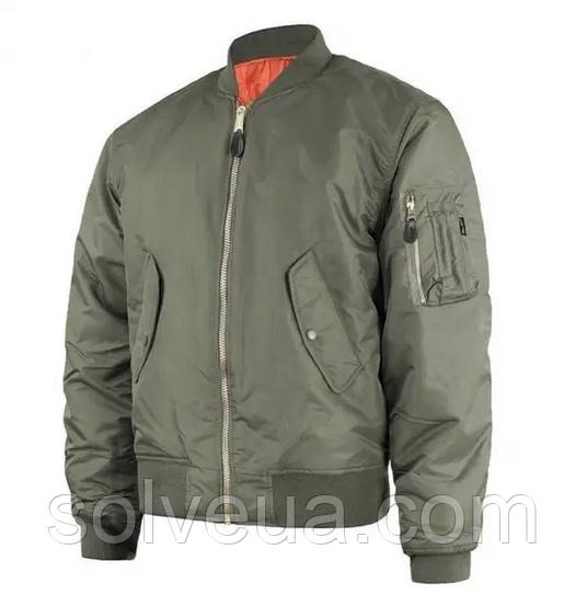 Куртка бомбер Mil-Tec ma-1 flyers basic ОЛИВКОВА 10402001.solve