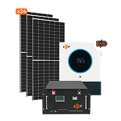 Сонячна електростанція (СЕС) Преміум + 11kW АКБ 11kWh LiFePO4 230 Ah