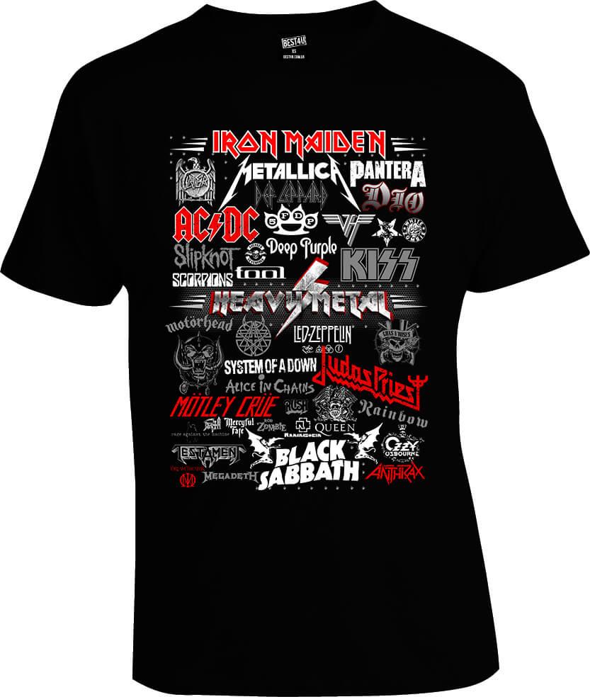 Футболка Heavy Metal Bands Logo