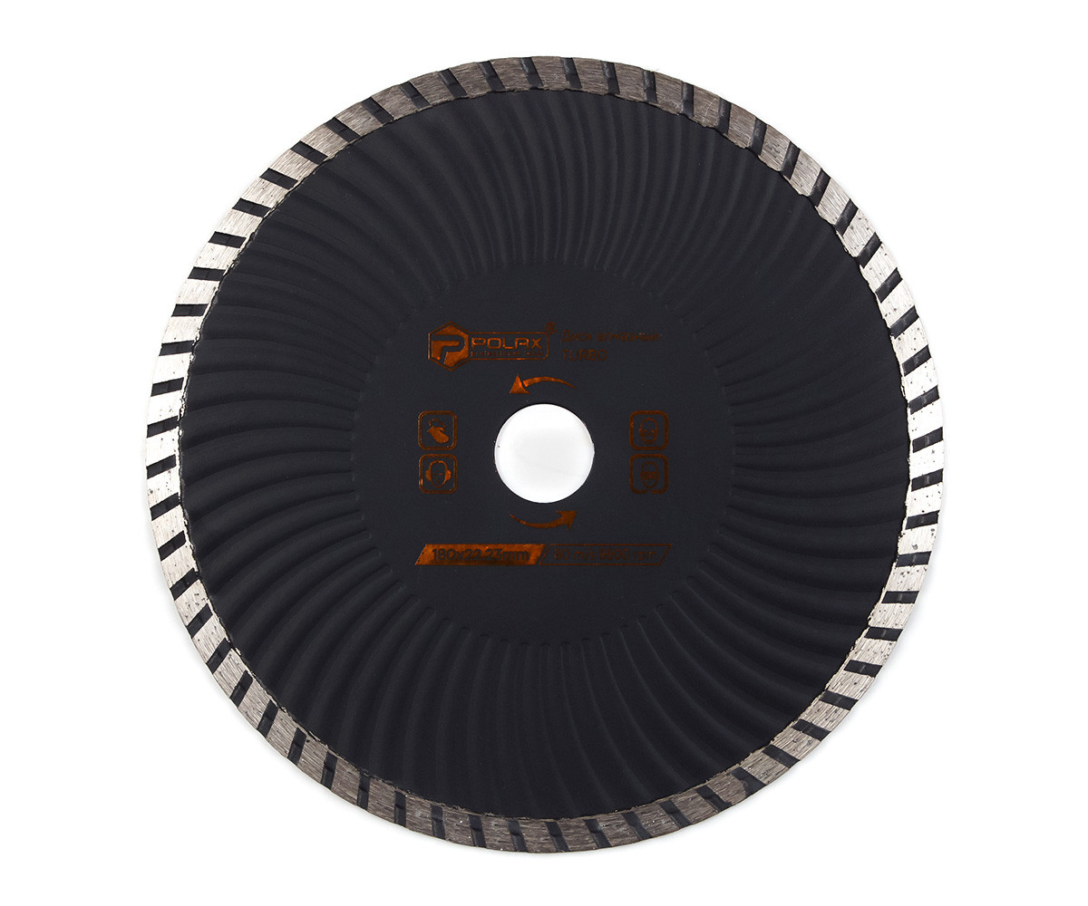 Диск алмазний турбо Polax 180x2.8x22.23, 25% (54-129)