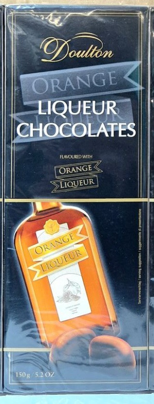 Цукерки з алкоголем Doulton Liqueur Chocolates Orange 150 г., фото 1