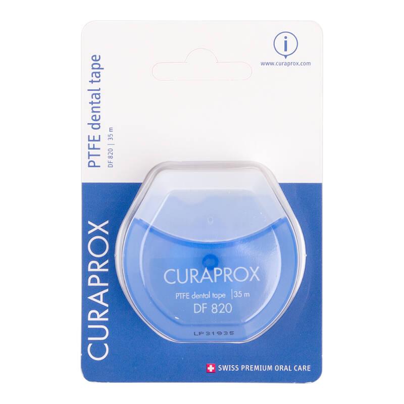 CURAPROX DF 820 PTFE Floss Tape 35 м — тефлон, м'ятна зубна стрічка