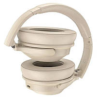 Навушники Bluetooth Hoco W37 Sound Active Noise бежеві, фото 3