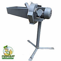 Потужний молотковий млин ДКУ зі станиною 5,5 кВт/380 В, зернодробарка підвищеної продуктивністю 800кг/год