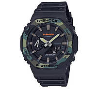 Часы водонепроницаемые противоударные спортивные Casio G-Shock Octagon GA-2100SU-1AER