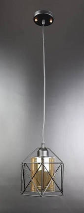 Люстра стельова підвісна в стилі LOFT 11770/1-br Чорний, фото 2