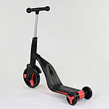 Самокат 3в1 самокат-велобіг-велосипед Best Scooter JT 28288 червоний, фото 6