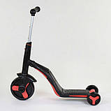 Самокат 3в1 самокат-велобіг-велосипед Best Scooter JT 28288 червоний, фото 7
