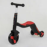 Самокат 3в1 самокат-велобіг-велосипед Best Scooter JT 28288 червоний, фото 9