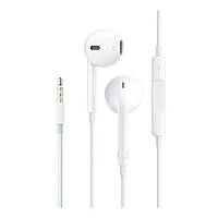 Наушники гарнитура Foxconn EarPods with Remote and Mic MD827