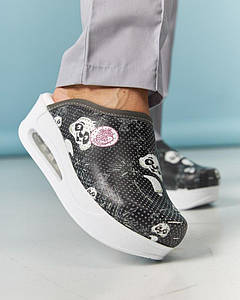 Взуття медичне сабо Panda з білою підошвою AirMax
