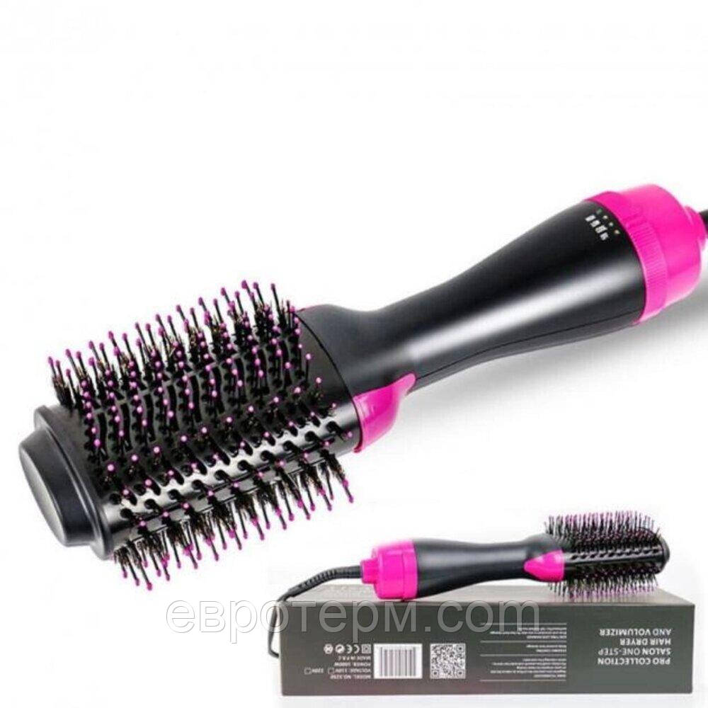 Фен щітка стайлер 3в1 One Step для укладання волосся гребінець, фото 1