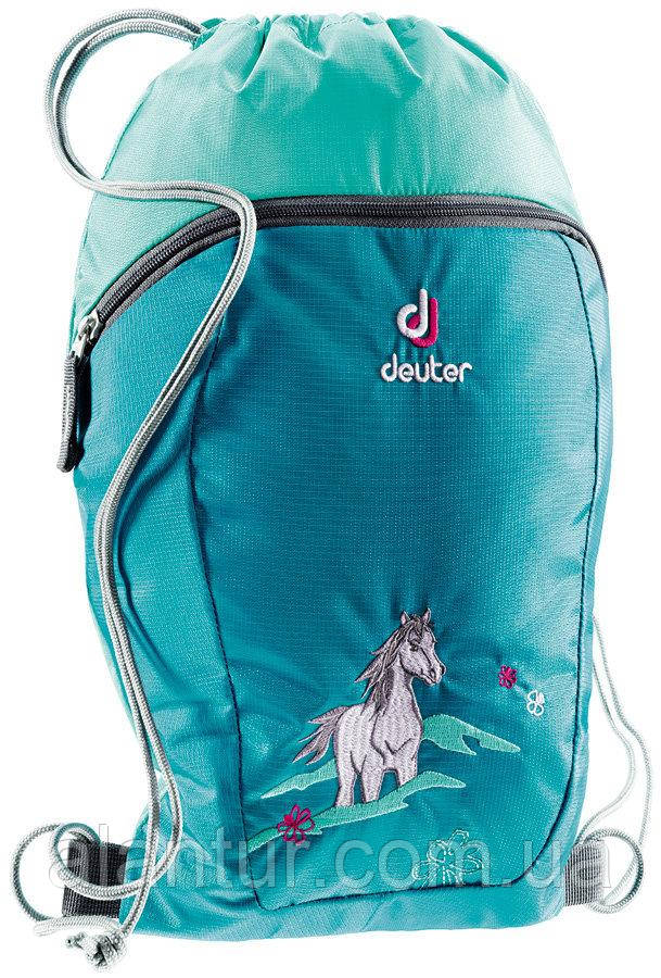 Рюкзак-мішок DEUTER Sneaker Bag для змінного взуття, 15 л, блакитний