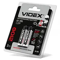 Аккумуляторы Videx HR6/AA 2100mAh double blister (2 шт.)