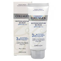 Увлажняющий ВВ-крем для лица с коллагеном ENOUGH Collagen 3 in 1 Whitening Moisture BB Cream SPF47 PA +++
