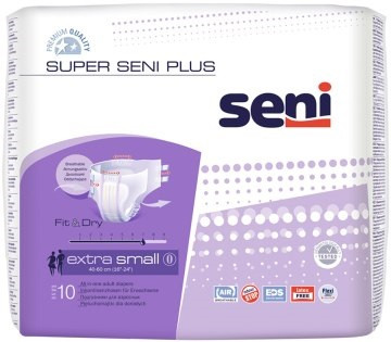 Підгузки для дорослих Super Seni Plus Extra Small 40-60 см 10 шт