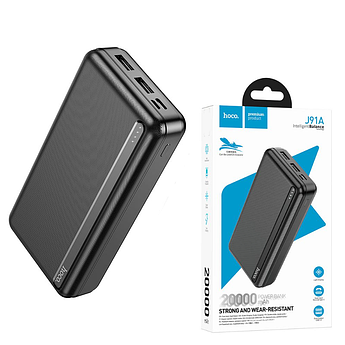 Powerbank Hoco 20000 2хUSB J91A Black оригинал