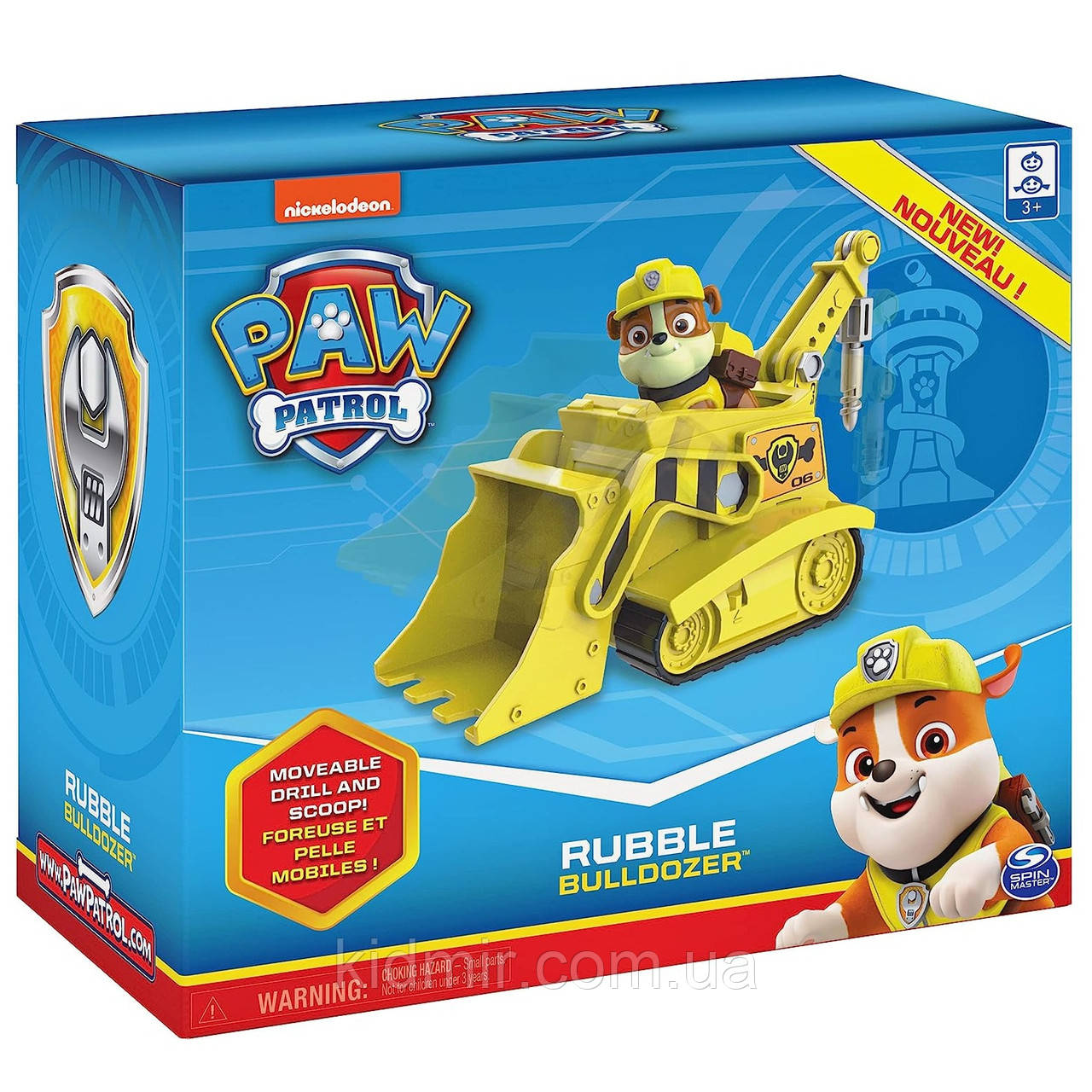 Щенячий патруль Кріпиш і Бульдозер Paw Patrol Rubble Spin Master 6054970