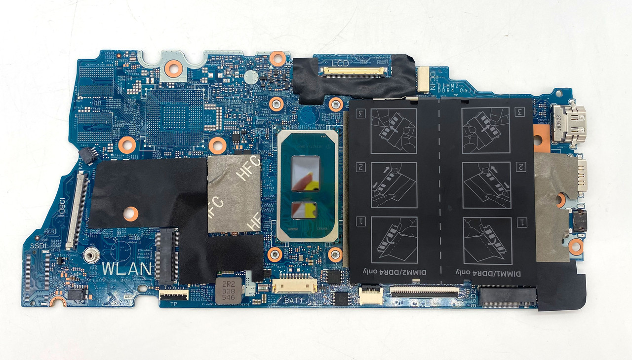 Материнська плата до ноутбука Dell inspiron 14 5406 2in1, фото 1