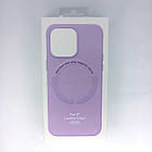 Чохол для iPhone New Leather Case With MagSafe Light Purple, фото 3