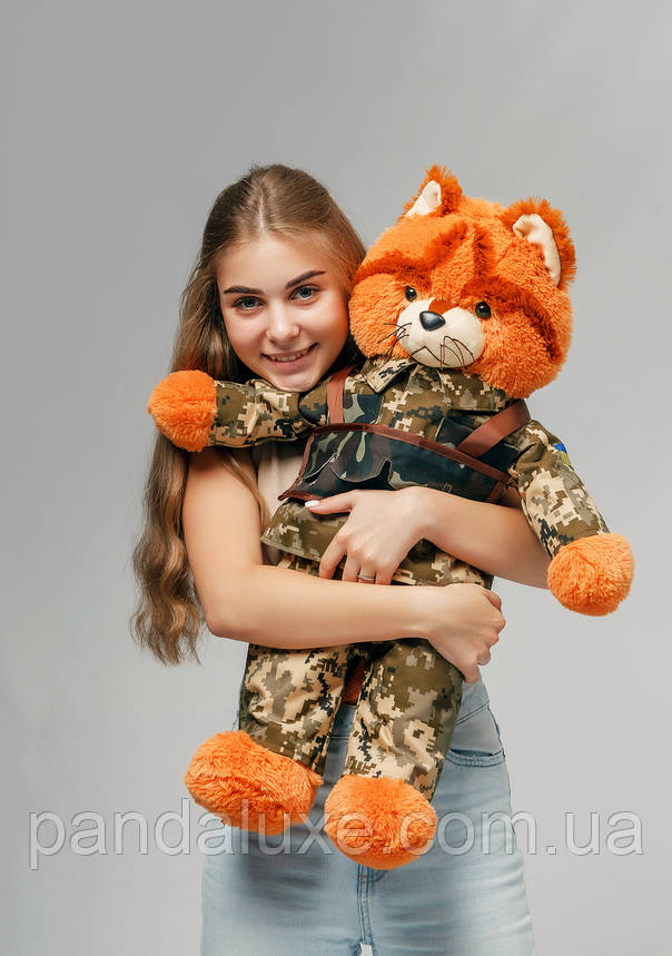 М'яка іграшка плюшевий кіт Солдат, фото 2