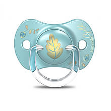 Пустушка фізіологічна, 6-18 місяців, "Gold Edition"/блакитна