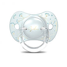 Пустушка фізіологічна, 0-6 місяців, "Gold Edition"/блакитна