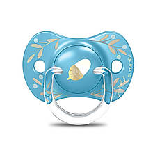 Пустушка фізіологічна, +18 місяців, "Gold Edition"/блакитна