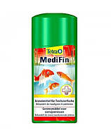 TetraPond MediFin 500 ml препарат для борьбы с болезнями прудовых рыб, карпов Кои, комет