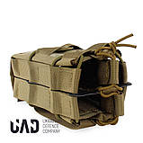 Підсумок військовий подвійний для магазинів AK/AR UAD Мультикамуфляж, фото 4