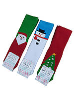 Дитячі махрові шкарпетки 20 розмір Новорічні  з бавовни  Легко .