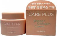 Увлажняющий коллагеновый крем для лица с экстрактом баобаба The Saem Care Plus Baobab Collagen Cream 100ml