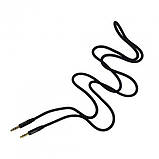 AUX кабель Aspor A230 (3.5мм/1м)- чорний, фото 2