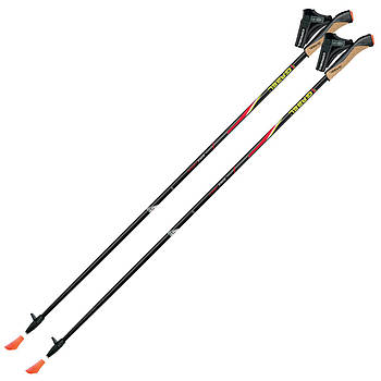 Палиці для скандинавської ходьби Gabel FX-75 Snake Carbon 135 Dual Spike (7008351011350)
