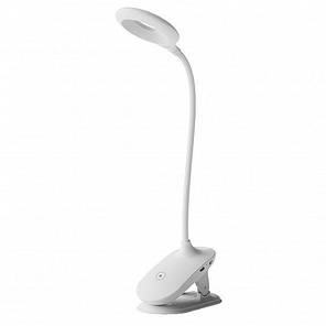 Настільна LED-лампа акумуляторна Eurolamp 3W 1200mAh 6000-6500К біла з функцією заряджання ґаджетів, фото 3